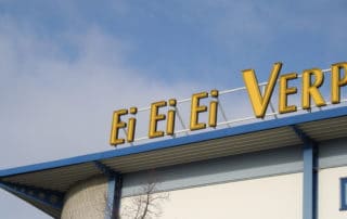 Neonreklame für Verporten